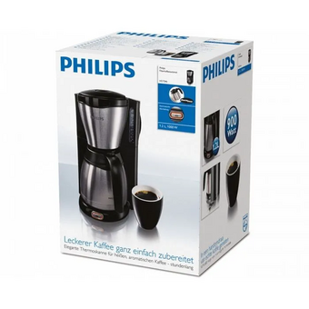  Кофеварка капельная Philips HD7546/20 серебристый/черный 
