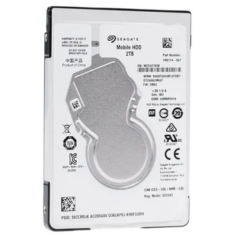 Жесткий диск 2.0TB Seagate Mobile HDD (ST2000LM007) 7 mm 