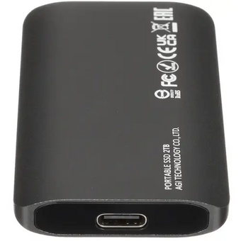  SSD AGI ED138 Iron Gray AGI2T0GIMED138 2TB USB 3.2 Gen 2 Type-C, 565/481, 400TBW, Aluminum, RTL 