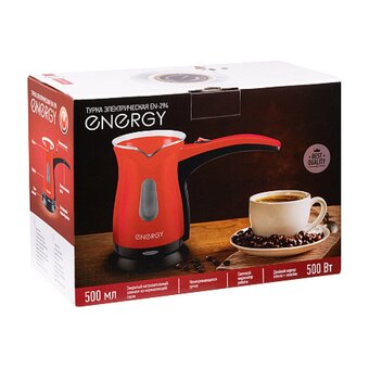  Кофеварка ENERGY EN-294 красный 
