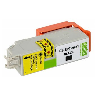  Картридж струйный Cactus CS-EPT2621 черный для Epson Expression Home XP-600/605/700/800 (14ml) 