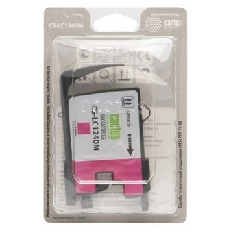  Картридж струйный Cactus CS-LC1240M пурпурный для Brother MFC-J6510/6910DW (12ml) 