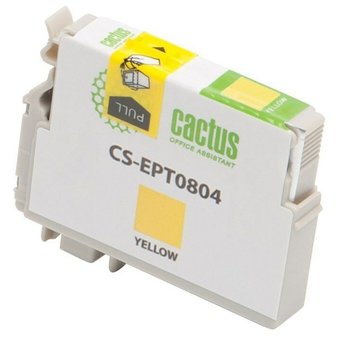  Картридж струйный Cactus CS-EPT0804 желтый для Epson Stylus Photo P50 (11,4ml) 