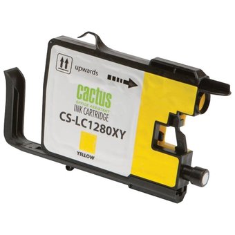  Картридж струйный Cactus CS-LC1280XY желтый для Brother MFC-J6510/6910DW (16,6ml) 
