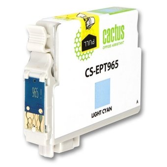  Картридж струйный Cactus CS-EPT965 светло-голубой для Epson Stylus Photo R2880 (13ml) 