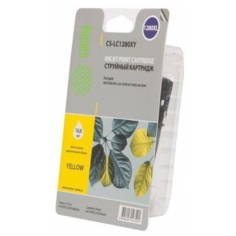  Картридж струйный Cactus CS-LC1280XY желтый для Brother MFC-J6510/6910DW (16,6ml) 