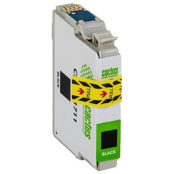  Картридж струйный Cactus CS-EPT1711 черный для Epson Expression Home XP-33/103/203/207/303 (14,6ml) 