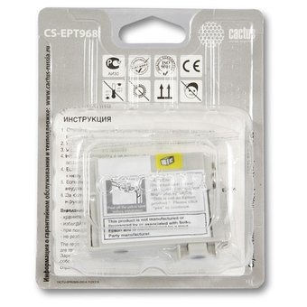  Картридж струйный Cactus CS-EPT968 черный матовый для Epson Stylus Photo R2880 (13ml) 