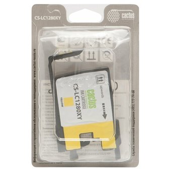  Картридж струйный Cactus CS-LC1280XY желтый для Brother MFC-J6510/6910DW (16,6ml) 