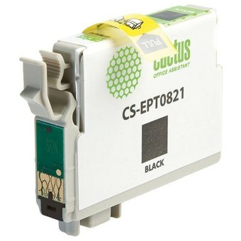  Картридж струйный Cactus CS-EPT0821 черный для Epson Stylus Photo R270/290/RX590 (11,4ml) 