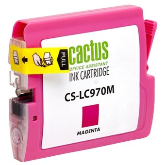  Картридж струйный Cactus CS-LC970M пурпурный для Brother DCP-135C/150C/MFC-235C (20ml) 