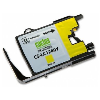  Картридж струйный Cactus CS-LC1240Y желтый для Brother MFC-J6510/6910DW (12ml) 