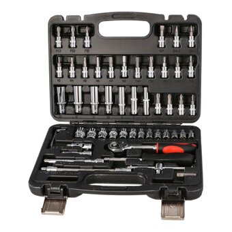  Головки торцевые Draumet 7012 1/4" 53шт 