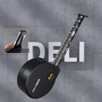 Рулетка Deli Home Series Black HT8519 5мх19мм 