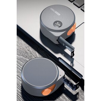  Рулетка Deli Home Series Gray HT8316C 3мх16мм 