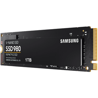  SSD Samsung 980 MZ-V8V1T0B/AM M.2 2280 1TB PCIe Gen3x4 with NVMe, 3500/3000, IOPS 500/480K MTBF 1.5M, 3D TLC, 600TBW, 0,33DWPD, RTL 