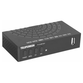  Ресивер DVB-T2 Telefunken TF-DVBT251 черный 