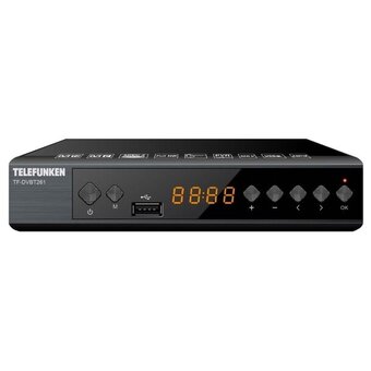  Ресивер DVB-T2 Telefunken TF-DVBT261 черный 