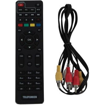  Ресивер DVB-T2 Telefunken TF-DVBT260 черный 