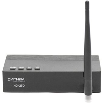  Ресивер DVB-T2 Сигнал Эфир HD-250 черный 