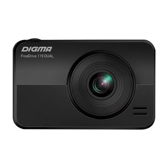  Видеорегистратор Digma FreeDrive 119 DUAL черный 