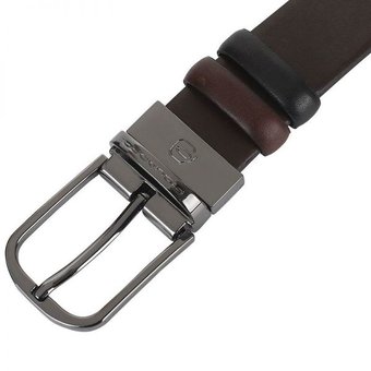  Ремень мужской Piquadro Black Square CU4877B3/TMN коричневый/черный натур.кожа 