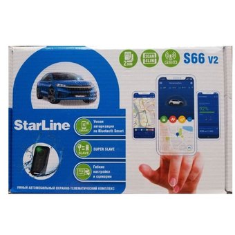  Автосигнализация StarLine S66 v2 BT 2CAN+4LIN 2SIM GSM 