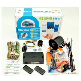  Автосигнализация StarLine S66 v2 BT 2CAN+4LIN 2SIM GSM 