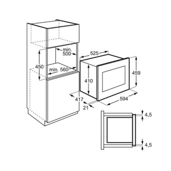  Встраиваемая микроволновая печь ELECTROLUX KMFD264TEX 