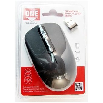  Мышь Smartbuy ONE 345AG серая (SBM-345AG-G) 