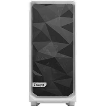 Корпус Fractal Design Meshify 2 Compact White - TG / ATX, TG / 2x140mm & 1x120mm fans inc. / FD-C-MES2C-05 
