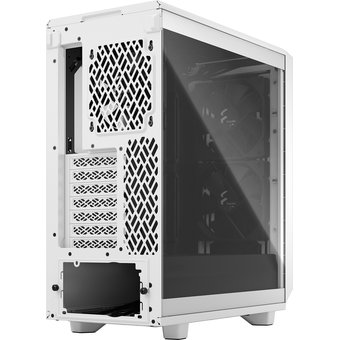  Корпус Fractal Design Meshify 2 Compact White - TG / ATX, TG / 2x140mm & 1x120mm fans inc. / FD-C-MES2C-05 