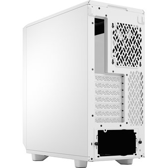  Корпус Fractal Design Meshify 2 Compact White - TG / ATX, TG / 2x140mm & 1x120mm fans inc. / FD-C-MES2C-05 