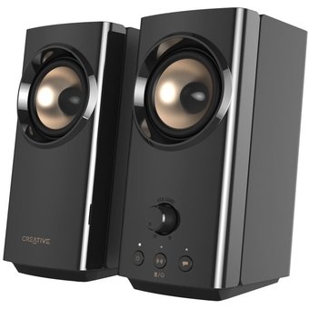  Колонки Creative GigaWorks T60 2.0 черный 30Вт BT 
