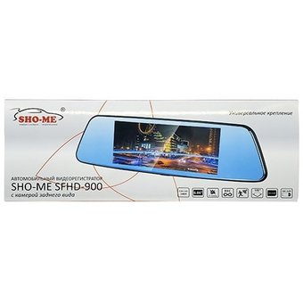  Видеорегистратор Sho-Me SFHD-900 черный 