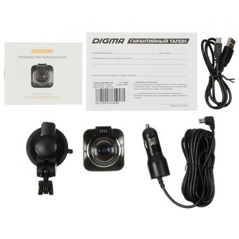  Видеорегистратор Digma FreeDrive 206 Night FHD черный 