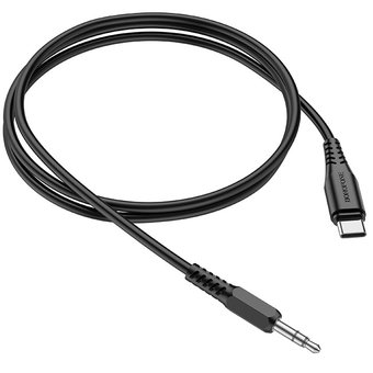  Аудио-кабель BOROFONE BL8 Type-C на 3.5мм 1м (чёрный) 