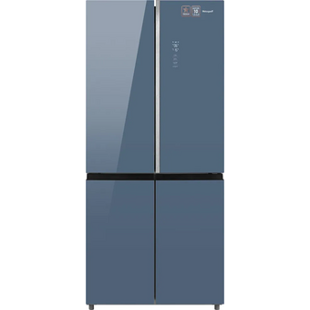  Холодильник Weissgauff WCD 590 NoFrost Inverter Premium Biofresh Blue Glass 