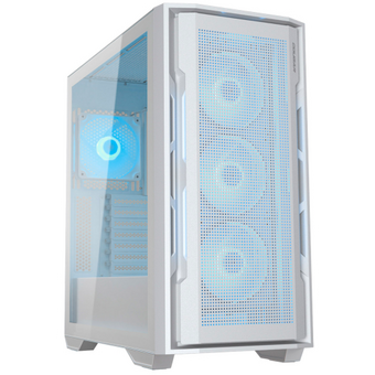  Корпус Cougar Uniface X RGB White, 3x140mm ARGB +1x120mm ARGB Fan, ARGB Fan Hub, без БП, белый, E-ATX 