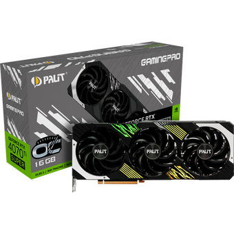  Видеокарта Palit Nvidia GeForce RTX4070Ti Super GamingPro OC (NED47TSH19T2-1043A) PCI-E 4.0 16Gb 256bit GDDR6X 2340/21000 HDMIx1 DPx3 HDCP Ret 