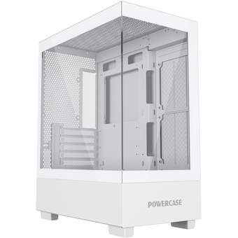  Корпус Powercase Vision Micro M (CVMMW-L0), Tempered Glass, белый, mATX 