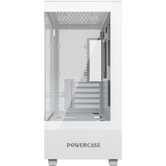  Корпус Powercase Vision Micro M (CVMMW-L0), Tempered Glass, белый, mATX 