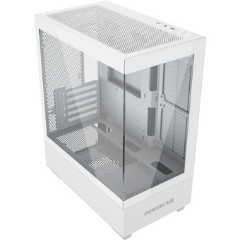  Корпус Powercase Vision Micro M (CVMMW-L0), Tempered Glass, белый, mATX 