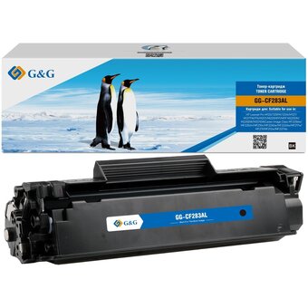  Картридж лазерный G&G GG-CF283AL черный 2500стр для HP LJ Pro M125/125FW/125A/M127/M127FW/FN/M201/M225MFP 