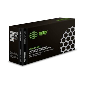  Картридж лазерный Cactus CSP-CF289X черный 10000стр для HP LJ M507/MFP M528 