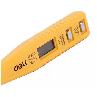  Индикаторная отвертка-тестер Deli DL8003 цифровая (12-250 В) 