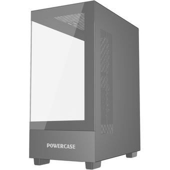  Корпус Powercase Vision Micro M (CVMMB-L0), Tempered Glass, чёрный, mATX 
