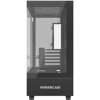  Корпус Powercase Vision Micro M (CVMMB-L0), Tempered Glass, чёрный, mATX 