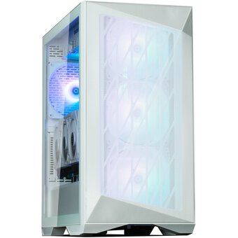  Корпус ZALMAN Z9 Iceberg MS, EATX, White, Window, 4x3.5", 5x2.5", 2xUSB2.0, 2xUSB3.0, 1xUSB 3.1 Gen2 Type-C, Front 3x140mm ARGB, Rear 1x140mm ARGB 