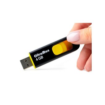  USB-флешка USB OLTRAMAX OM-4GB-250-желтый 